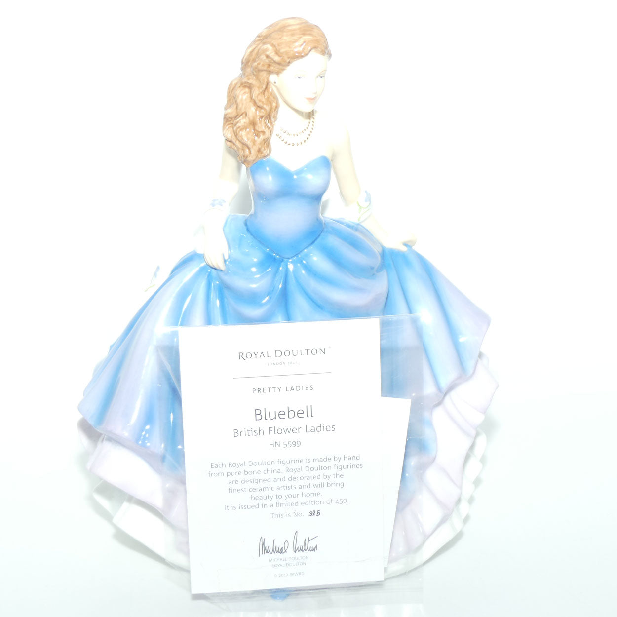HN5599 Royal Doulton figure Bluebell | Ltd Ed | British Flower Ladies | boxed