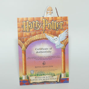 HPFIG6 Royal Doulton Harry Potter figure | Headmaster Albus Dumbledore