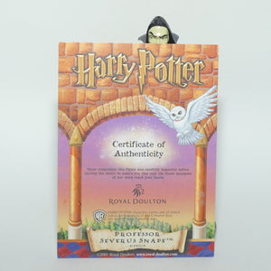 HPFIG5 Royal Doulton Harry Potter figure | Professor Severus Snape