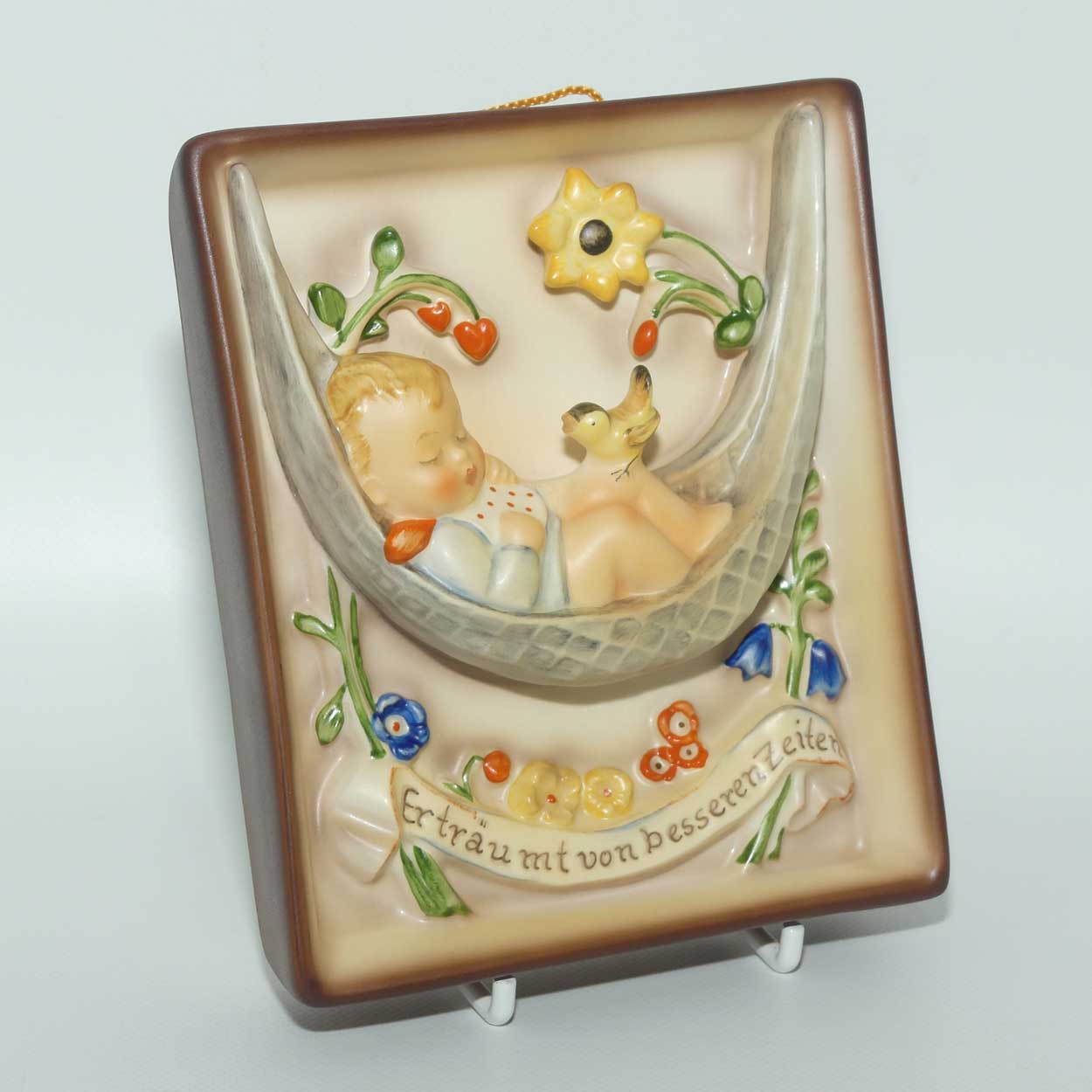 HUM165 MI Hummel plaque Swaying Lullaby | TMK7 | boxed