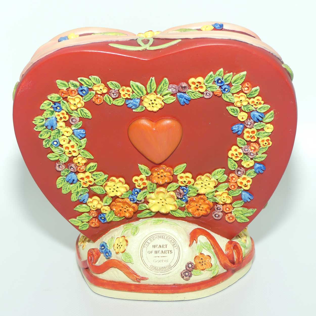 HUM180 MI Hummel plaque Tuneful Goodnight and Heart of Hearts display stand | Collector Set