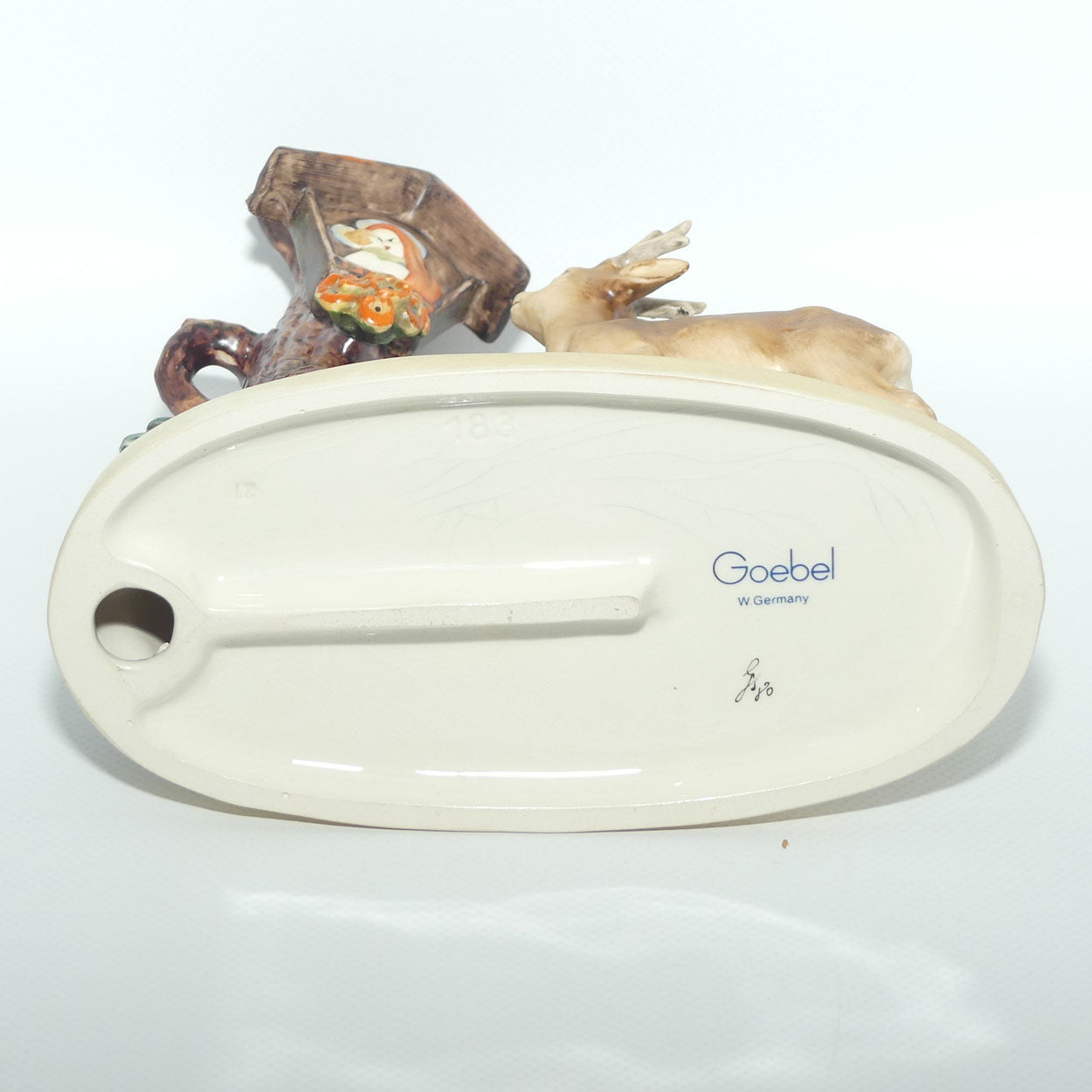 HUM0183 MI Hummel figure Forest Shrine | Doe at the Shrine TMK6