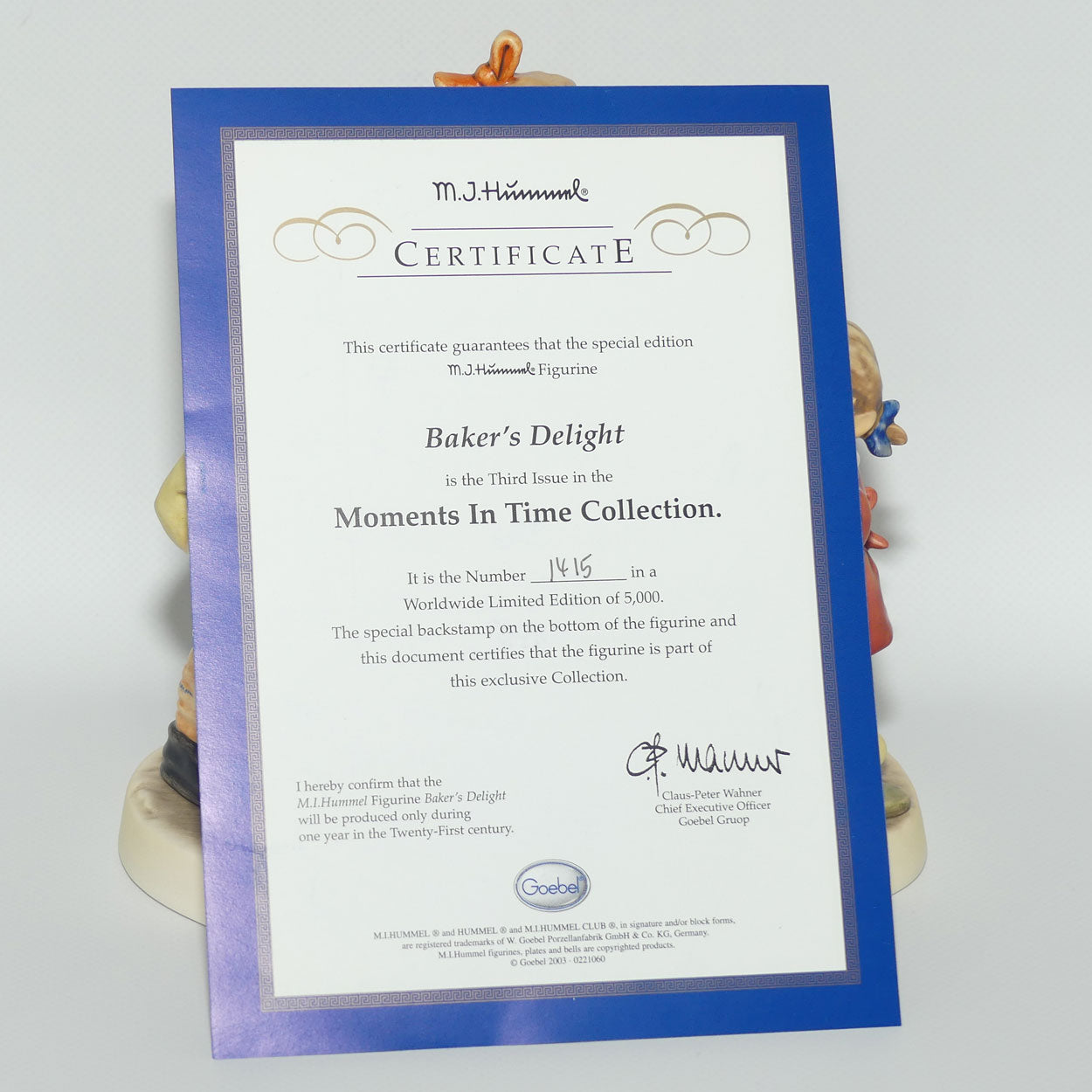 HUM2162 MI Hummel figure Baker's Delight | TMK8 | LE 1415/5000 | boxed