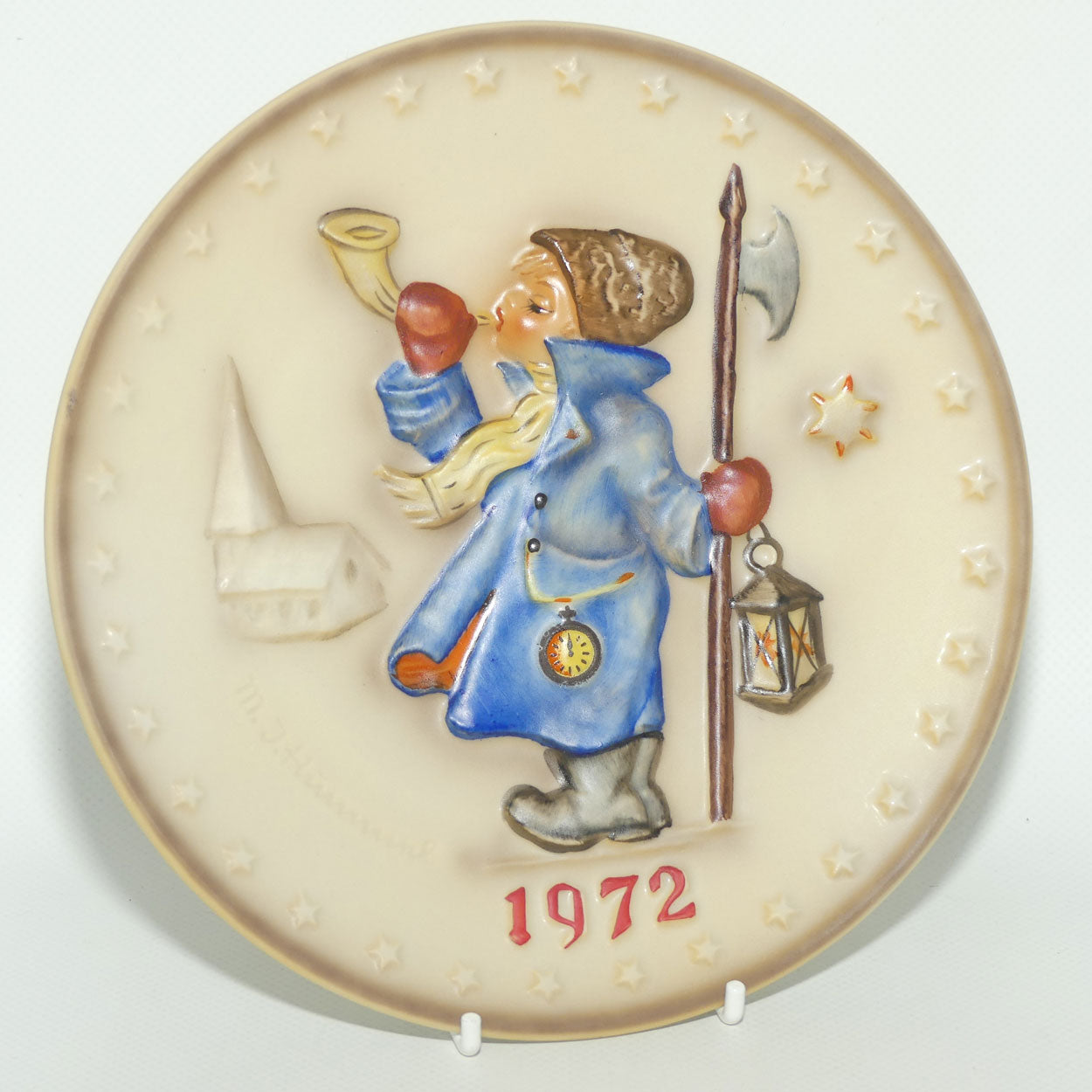 HUM0265 MI Hummel Annual Plate 1972 | Hear Ye, Hear Ye | Boxed
