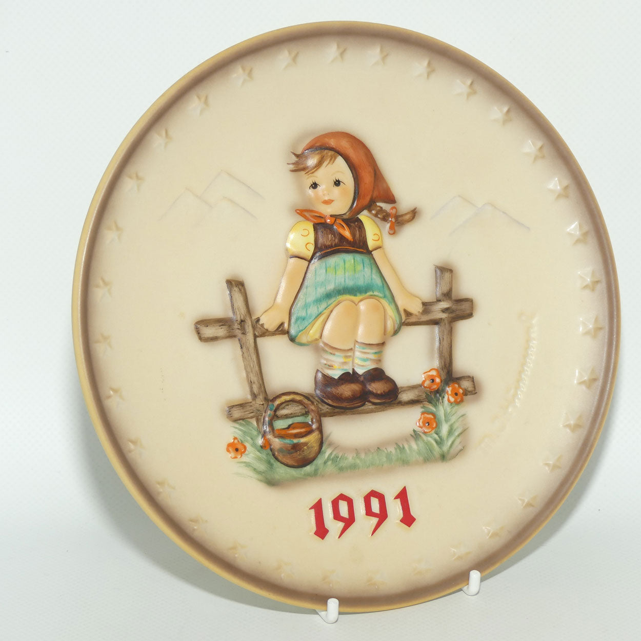 HUM0287 MI Hummel Annual Plate 1991 | Just Resting