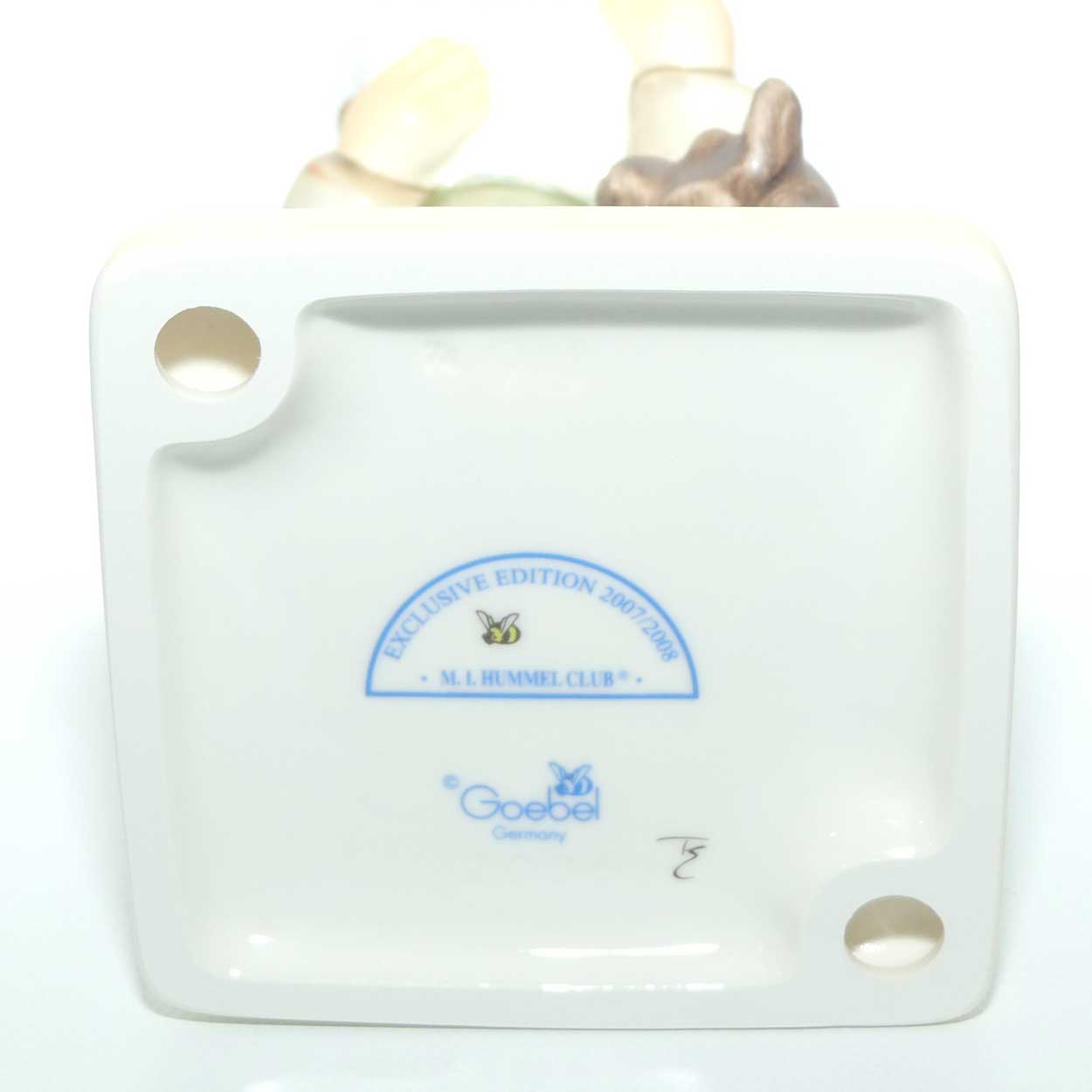 HUM0911 MI Hummel figure Harmony and Lyric + Ceramic Postcard on Easel | TMK8 | boxed