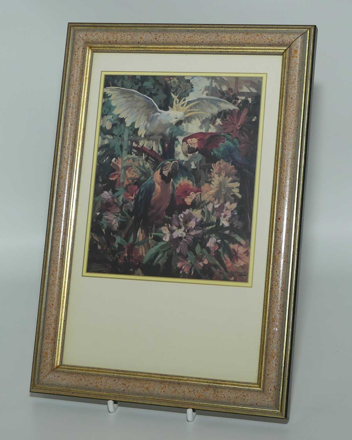 H Septimus Power miniature framed print | The Aviary