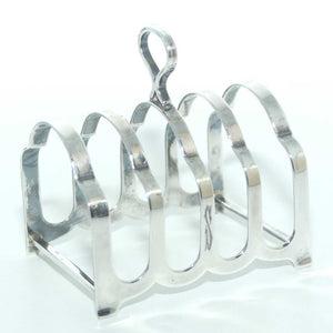 Hardy Brothers Australian Silver Four Slice Toast rack | 56.2grams