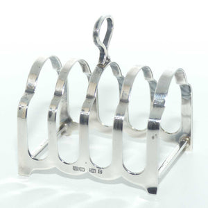 Hardy Brothers Australian Silver Four Slice Toast rack | 56.2grams