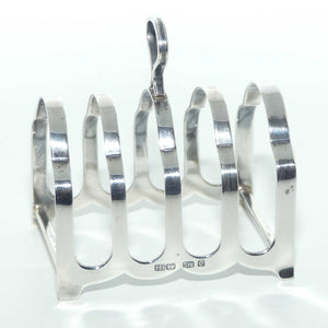 Hardy Brothers Australian Silver Four Slice Toast rack | 56.2grams