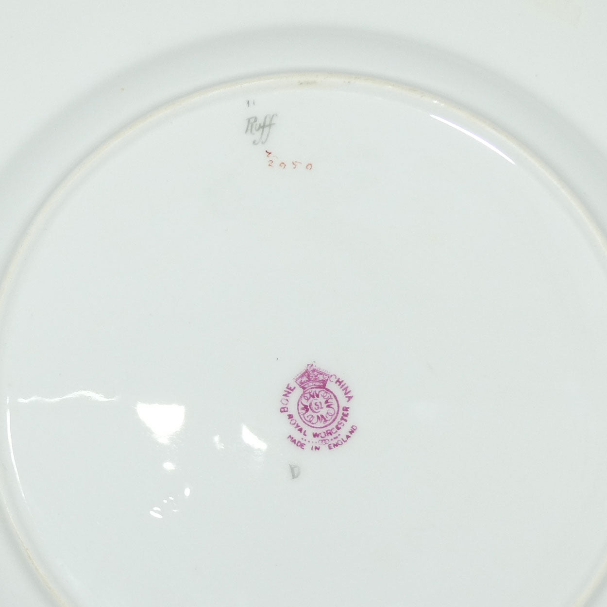 Royal Worcester hand painted Game Birds Ruff plate (JAS Stinton)