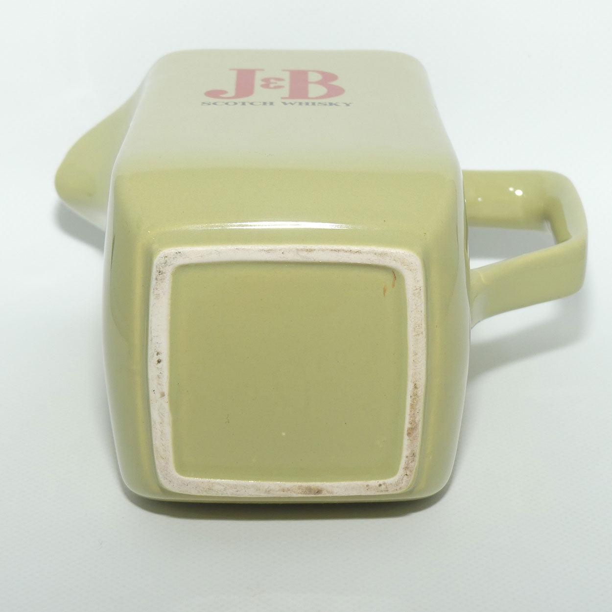 J & B Scotch Whisky water jug | Pale Khaki Green
