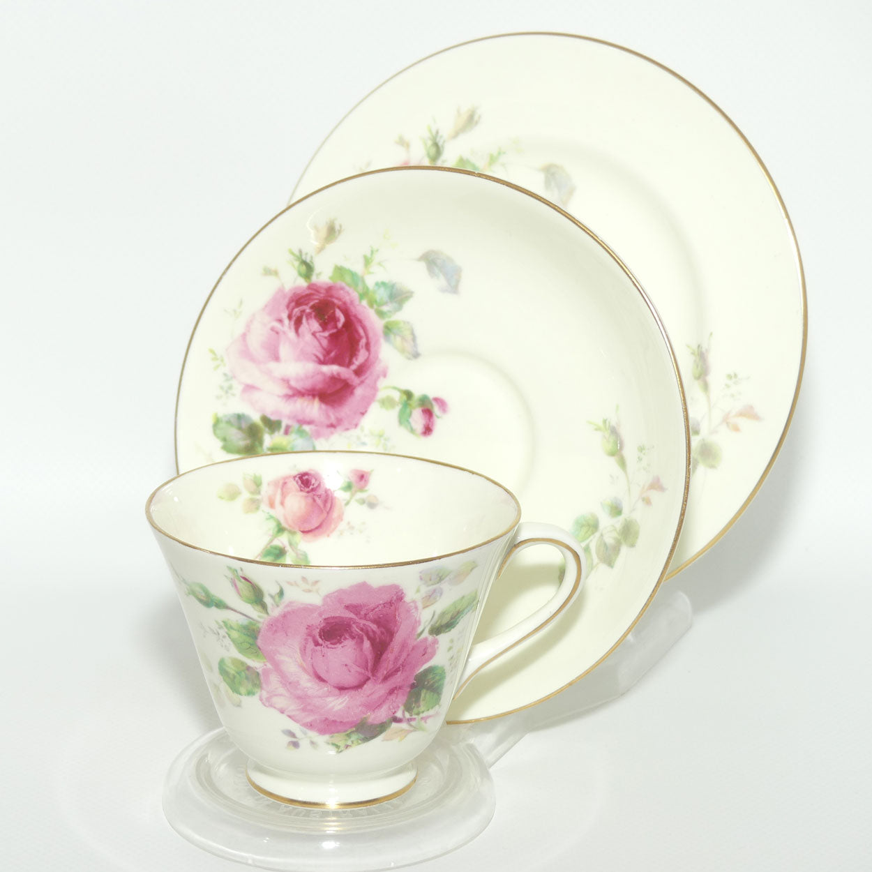 Royal Doulton June Roses tea trio | #2