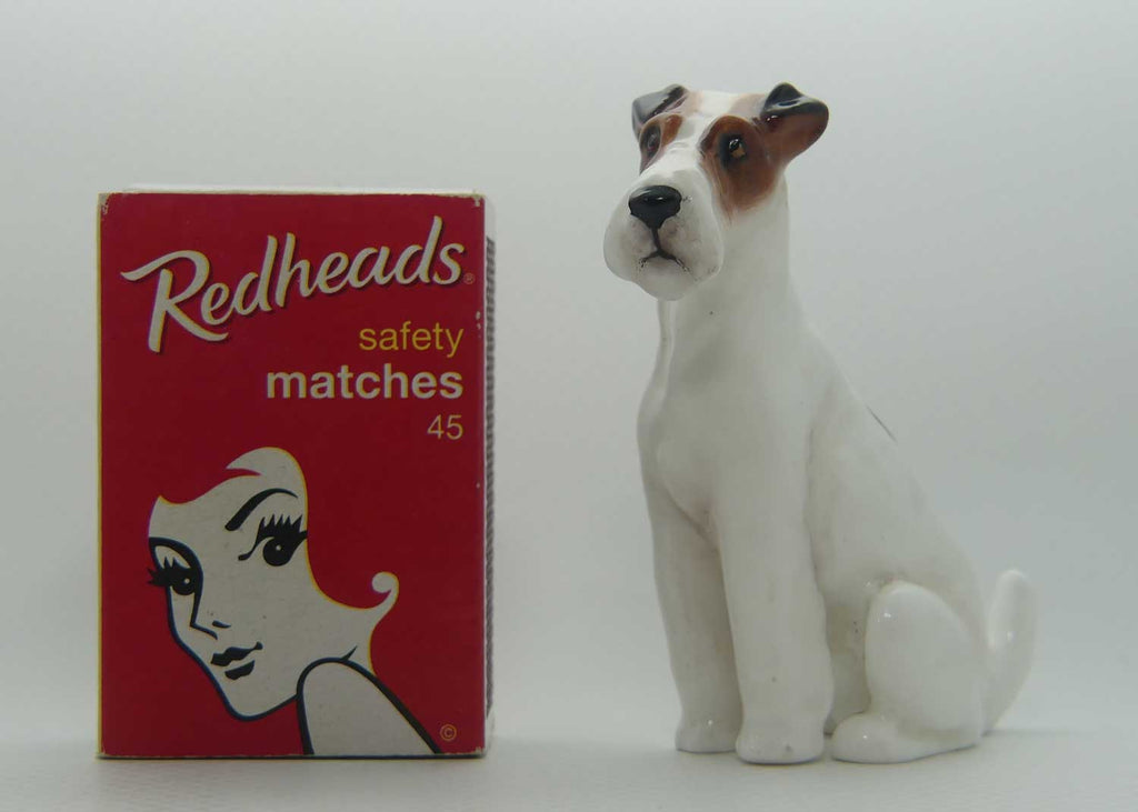 K8 Royal Doulton figure Fox Terrier | Seated | Style Three