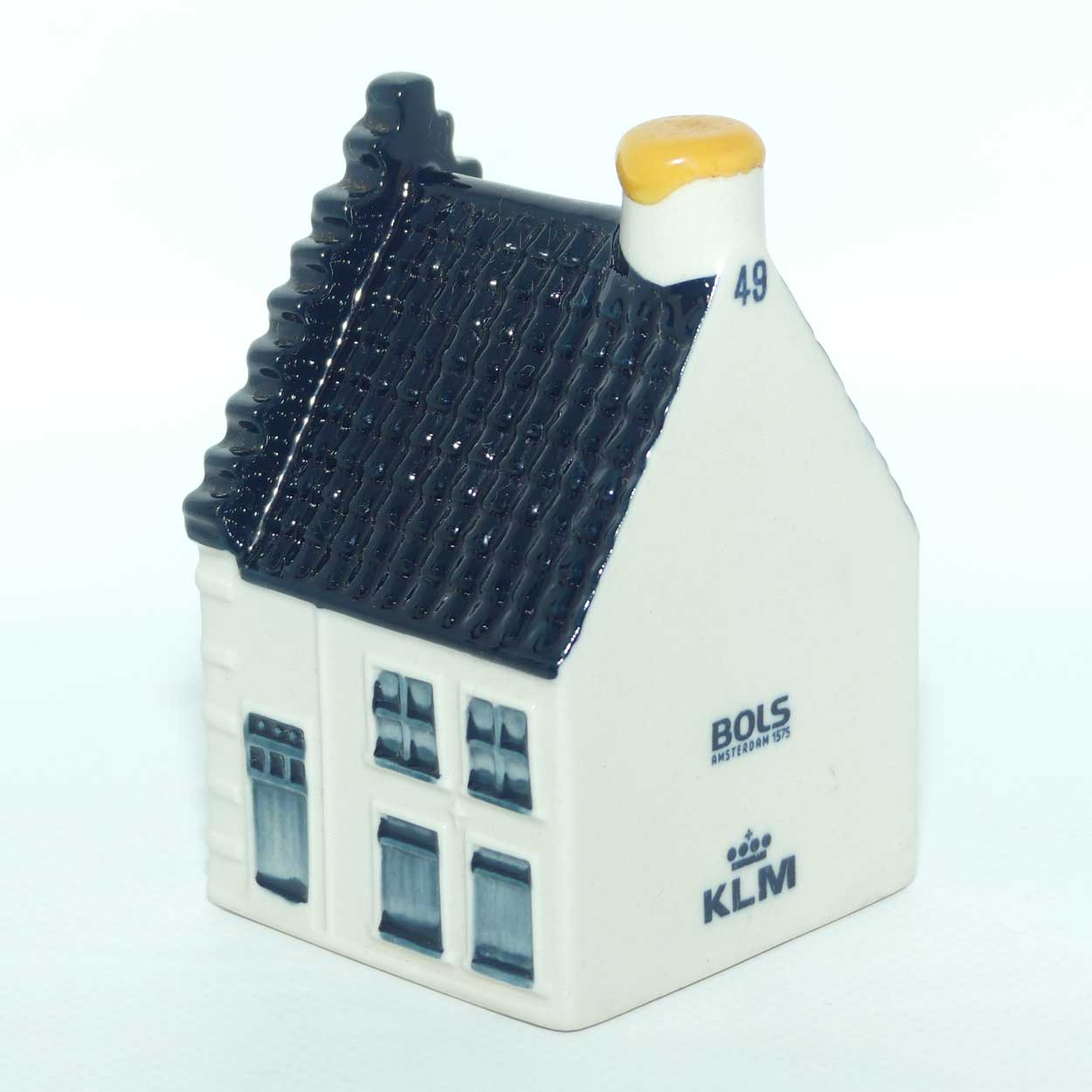 Delft Blue Cottage House miniature decanter for KLM by Bols | House 49