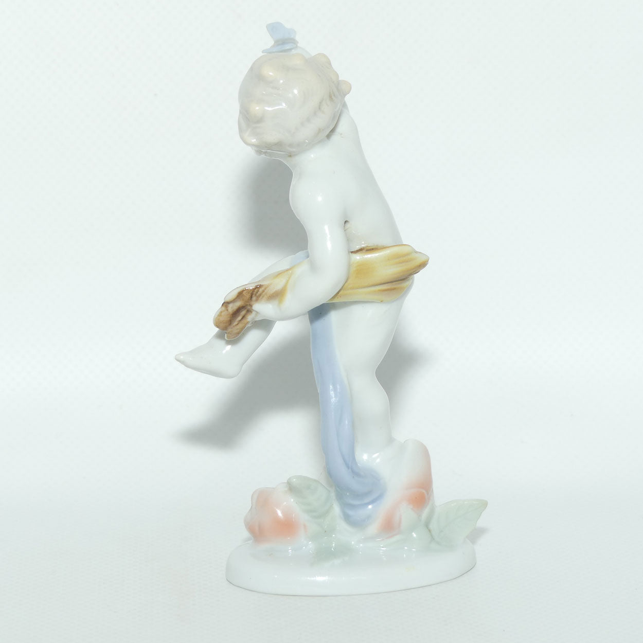 KP Ilmenau Germany figure of Cherub with Butterfly on Hand