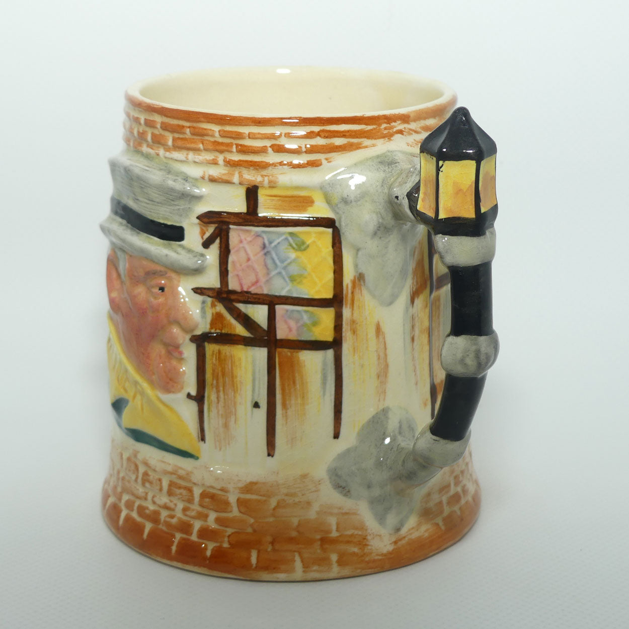 Lancaster and Sandland mug | Dickens low relief | Weller and Sairey Gamp  