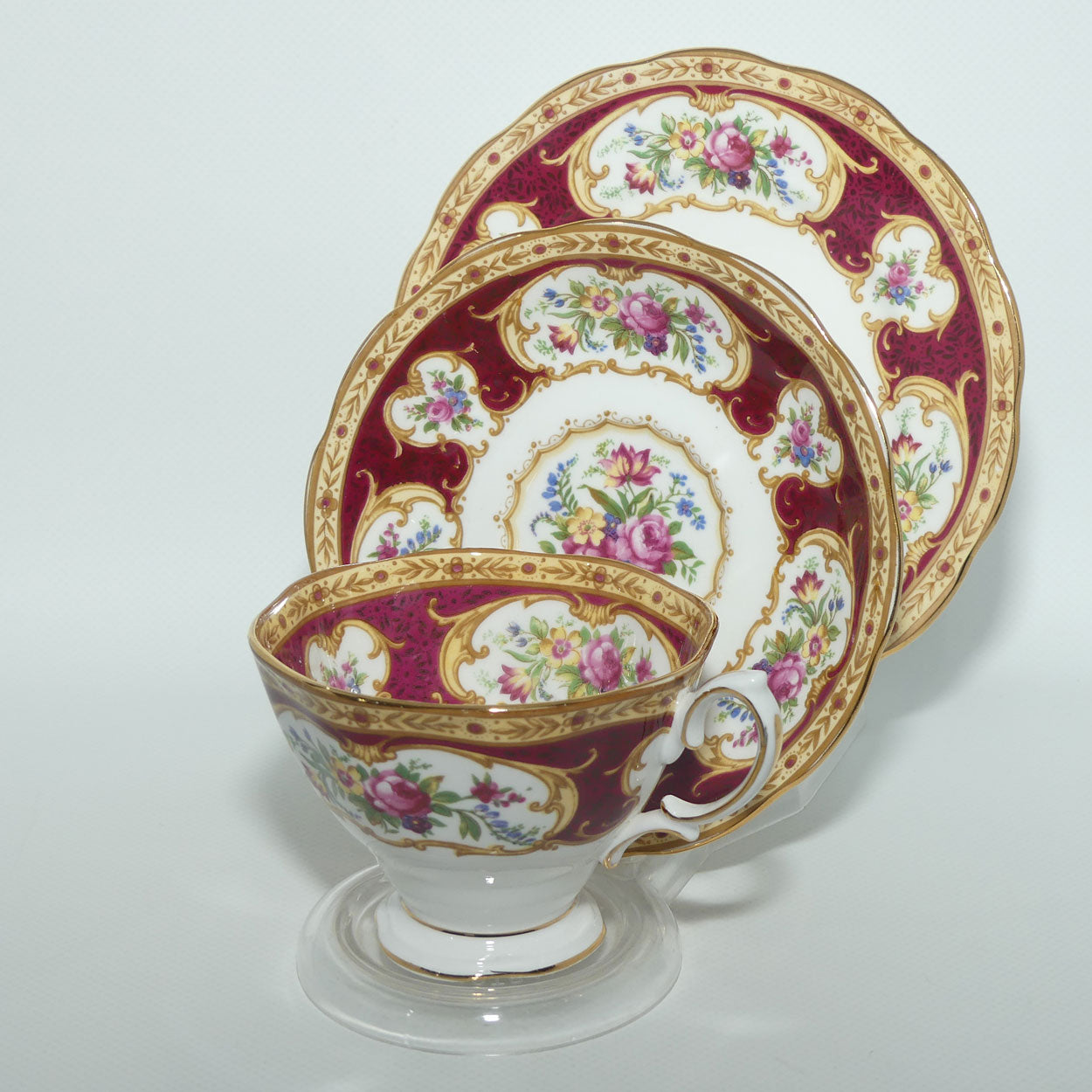 Royal Albert Bone China Lady Hamilton trio | early stamp