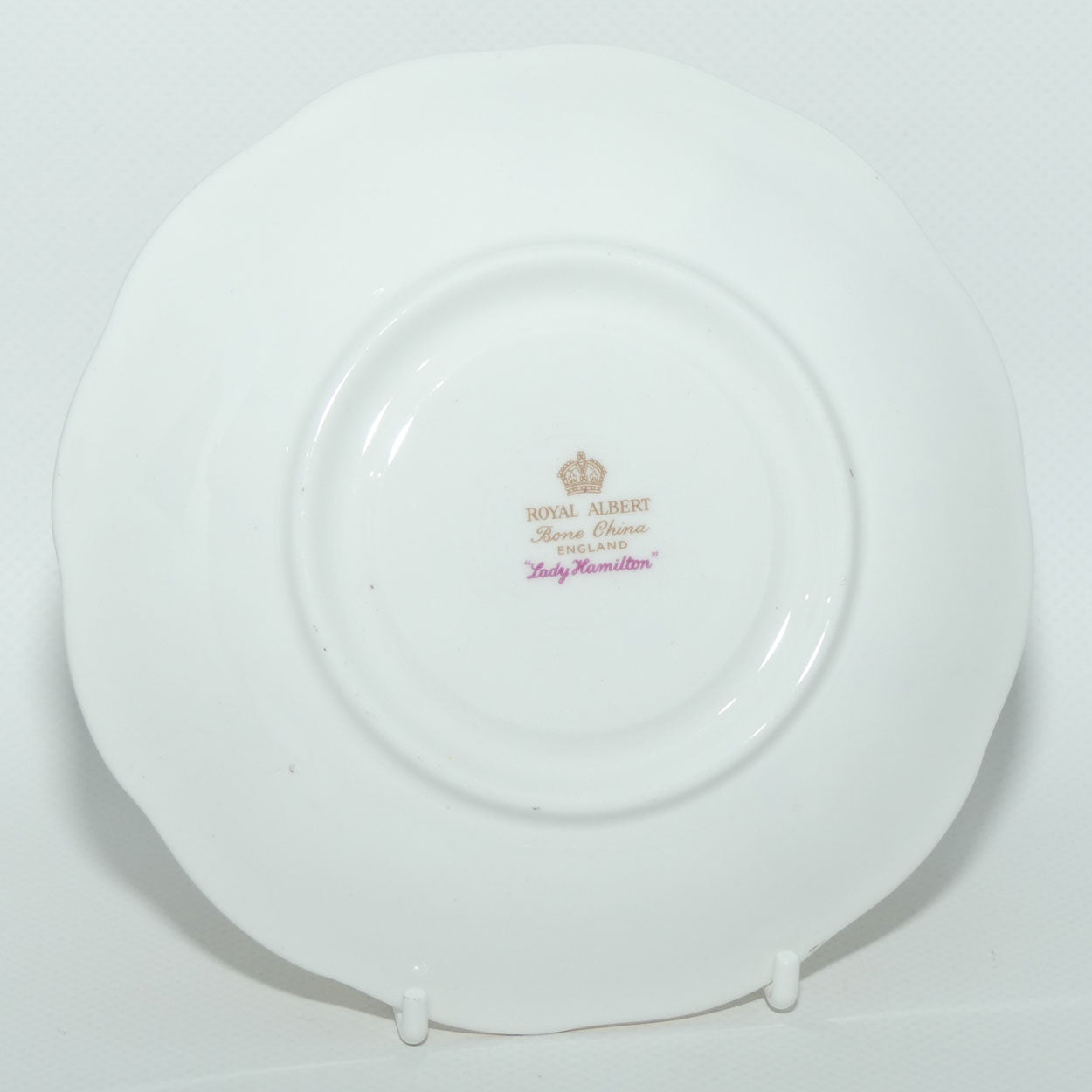 Royal Albert Bone China Lady Hamilton trio | early stamp