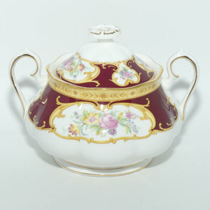 Royal Albert Bone China Lady Hamilton lidded sugar bowl with handles | © 1939 Royal Albert Ltd  