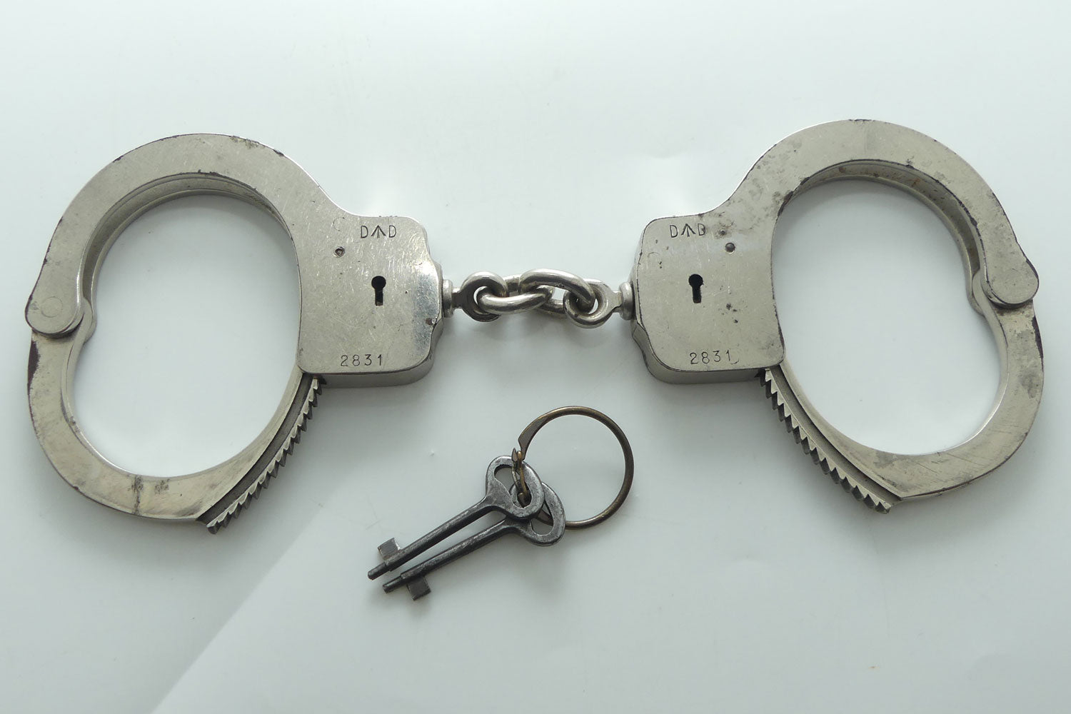 Lithgow Small Arms Factory | Australian Department of Defence handcuffs + key
