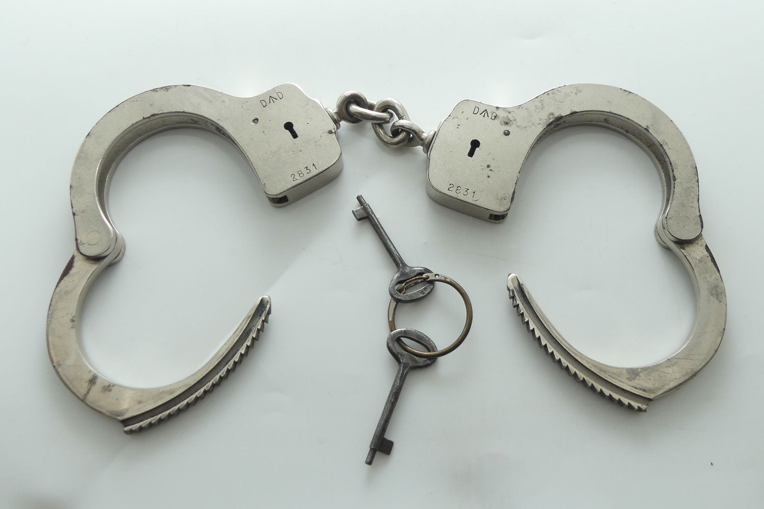 Lithgow Small Arms Factory | Australian Department of Defence handcuffs + key