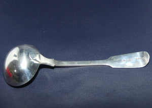 Victorian Sterling Silver Sauce Ladle | Old English pattern | Chawner and Co | London 1878