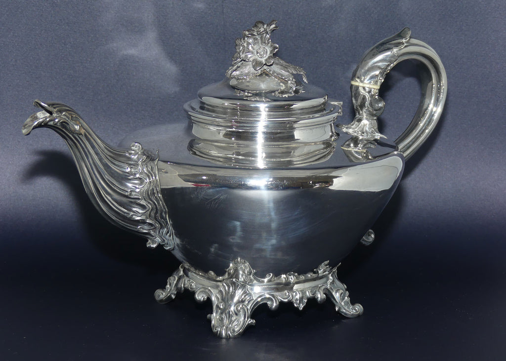 Victorian Sterling Silver tea pot | London 1839