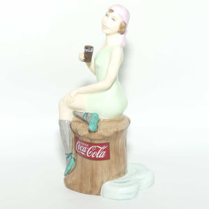 MCL14 Royal Doulton figure Coca Cola Calendar Girls | Coca Cola Bathing Belle | Drink Coca Cola | boxed