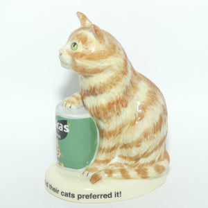 MCL15 Royal Doulton Whiskas Cat figure | Ginger Cat