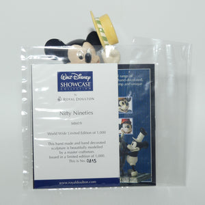 MM19 Royal Doulton Walt Disney Showcase | Mickey Mouse | Nifty Nineties | Ltd Ed