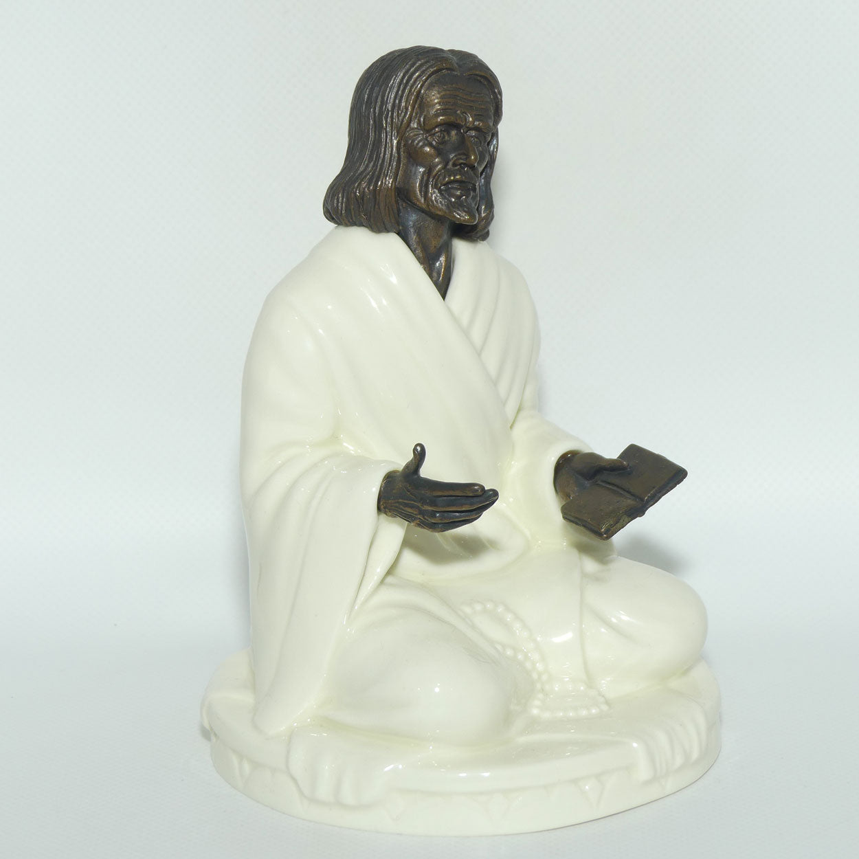 MS25 Minton The Sage figure | Porcelain and Cast Bronze