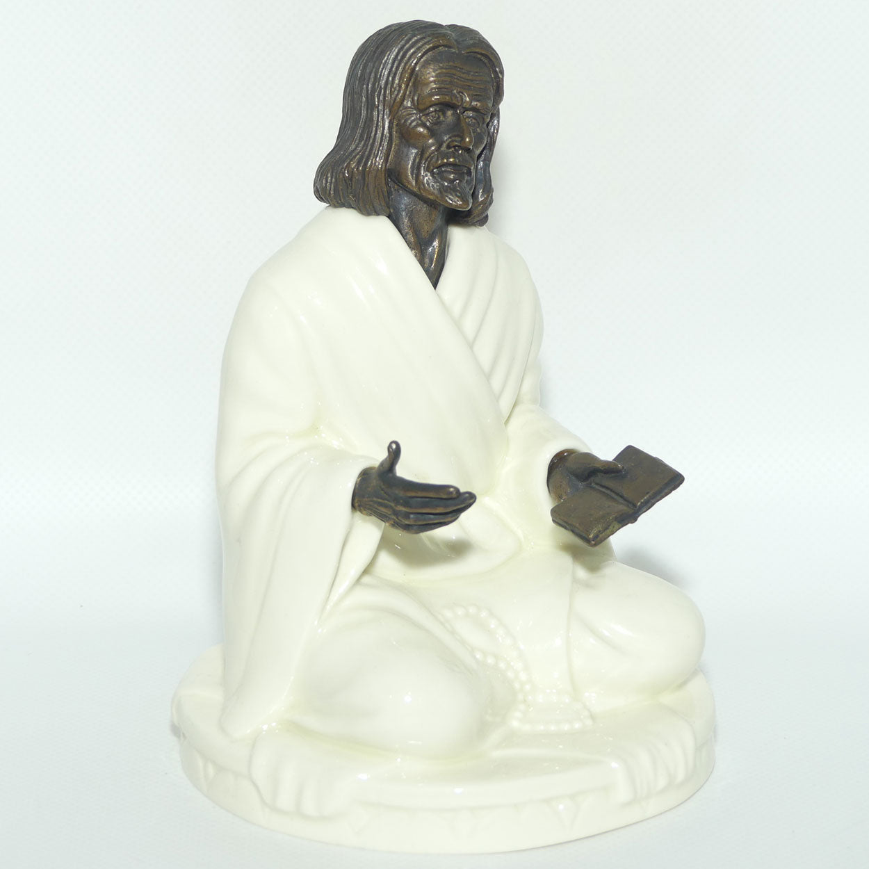 MS25 Minton The Sage figure | Porcelain and Cast Bronze