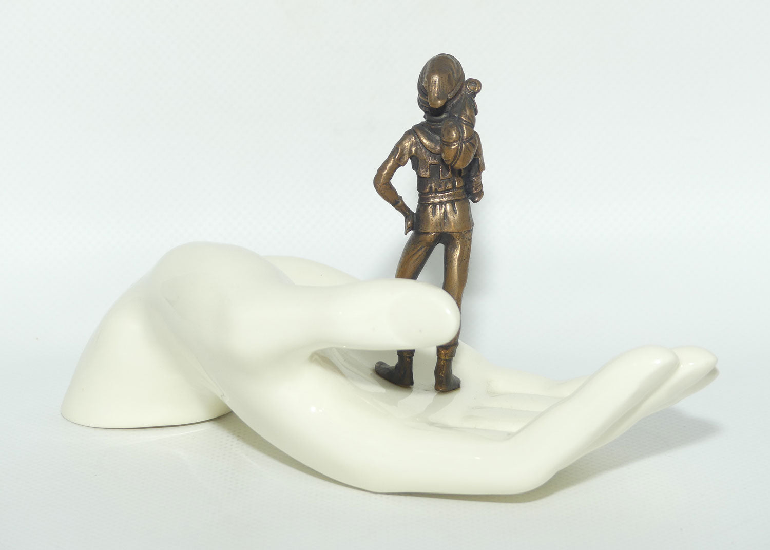 MS52 Minton Tom Thumb figure | Porcelain and Cast Bronze