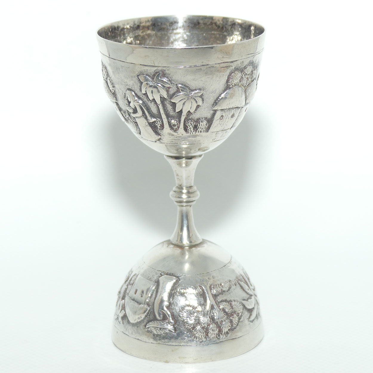Quality double Ended Measure | Finely decorated with Farmer Country Scene