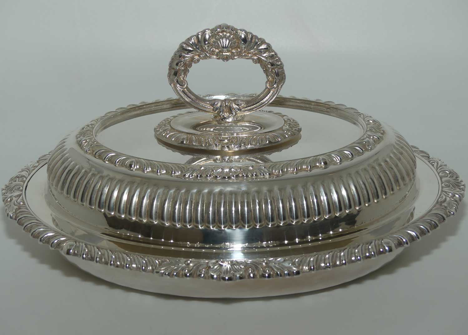 Walker and Hall Olde Sheffield Plate tureen | #1