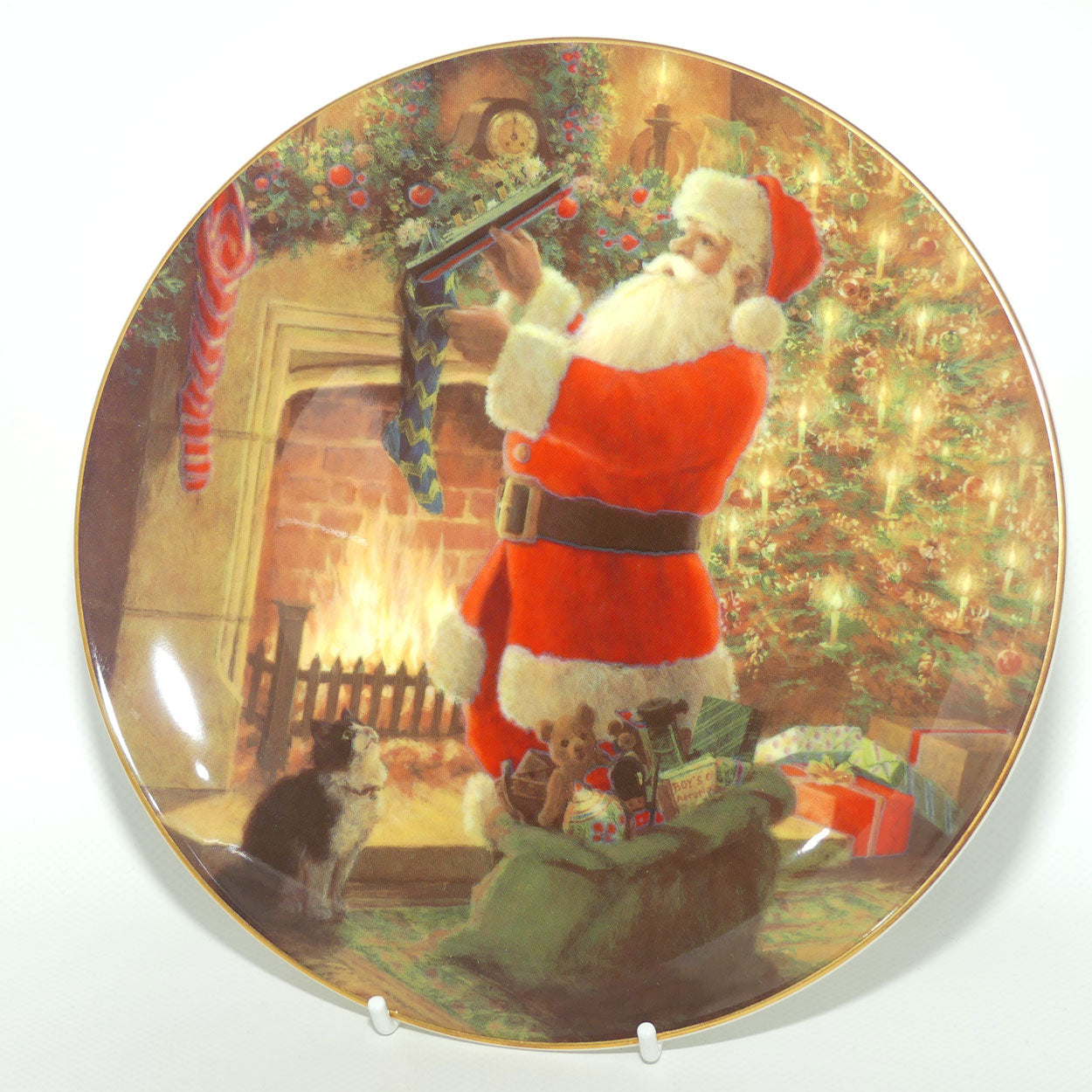 Royal Doulton plate PN100 | Christmas | The Stroke of Midnight | boxed