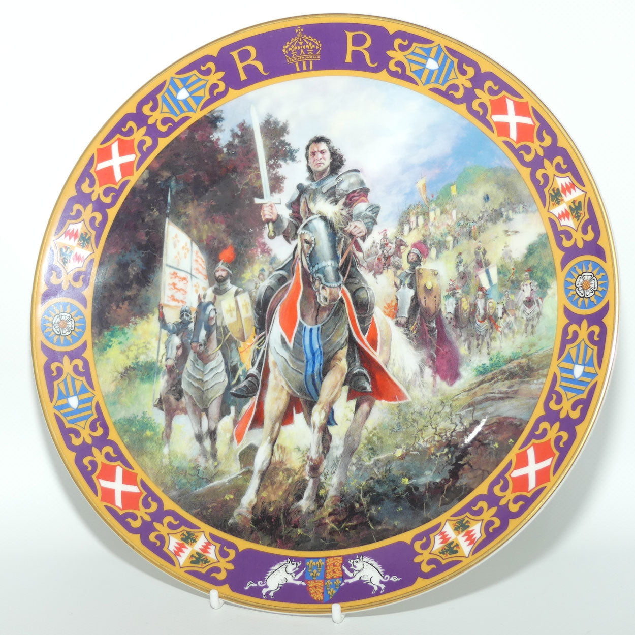 Royal Doulton Kings and Queens of the Realm PN143 plate | Richard III at Bosworth | LE 407