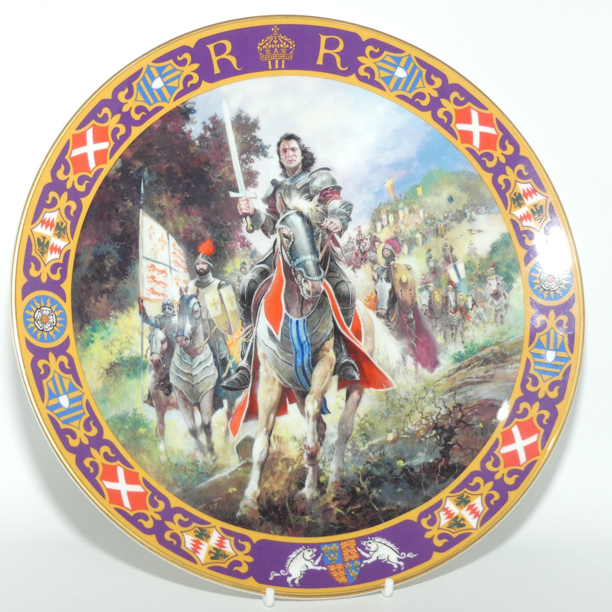 Royal Doulton Kings and Queens of the Realm PN143 plate | Richard III at Bosworth | LE 407