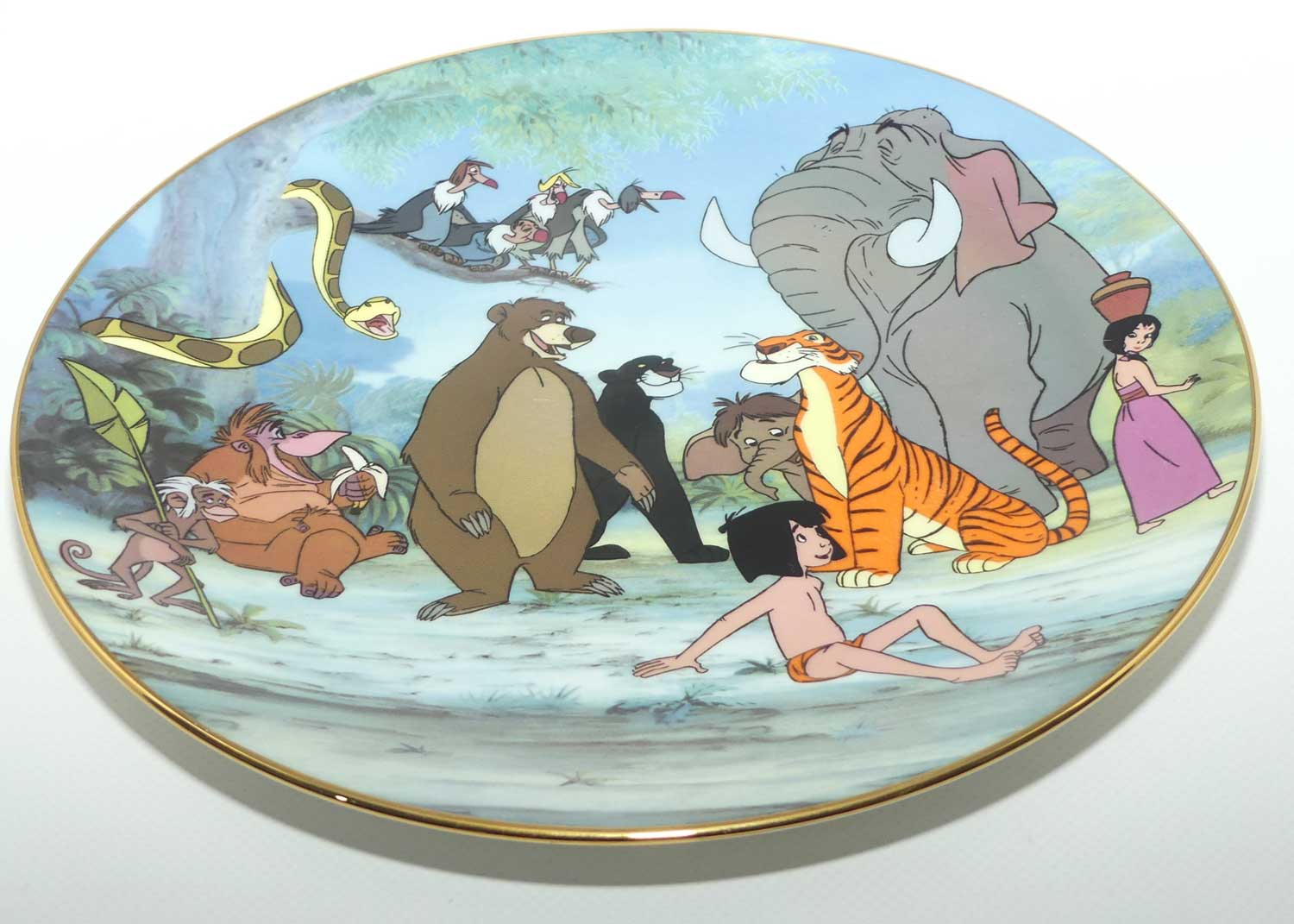 Royal Doulton Disney Showcase Collection plate | PN261 The Jungle Book | Ltd Ed