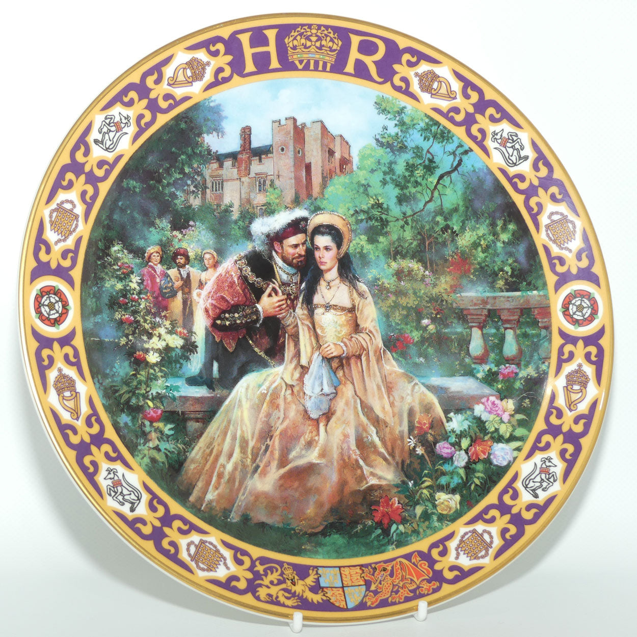 Kings and Queens of the Realm PN2 plate | Henry VIII in the Garden with Anne Boleyn | LE668