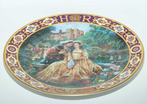 Royal Doulton Kings and Queens of the Realm PN2 plate | Henry VIII in the Garden with Anne Boleyn | LE 861/3500