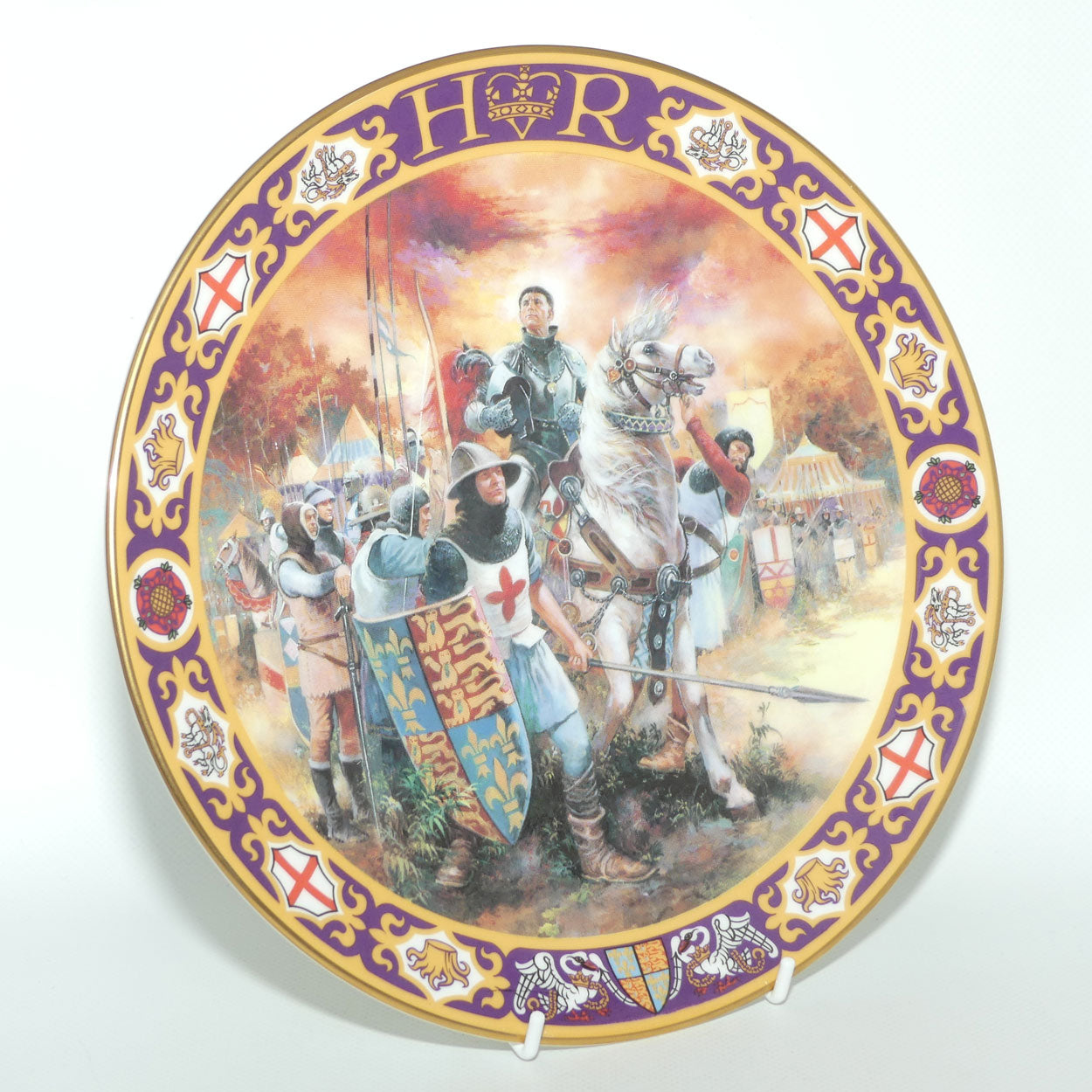 Royal Doulton Kings and Queens of the Realm PN3 plate | Henry V at Agincourt | LE101