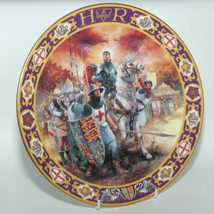 Royal Doulton Kings and Queens of the Realm PN3 plate | Henry V at Agincourt | LE 1232/3500