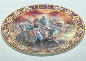 Royal Doulton Kings and Queens of the Realm PN3 plate | Henry V at Agincourt | LE 1232/3500