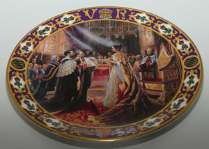 Royal Doulton Kings and Queens of the Realm PN4 plate | Queen Victoria's Coronation | LE 333 + cert