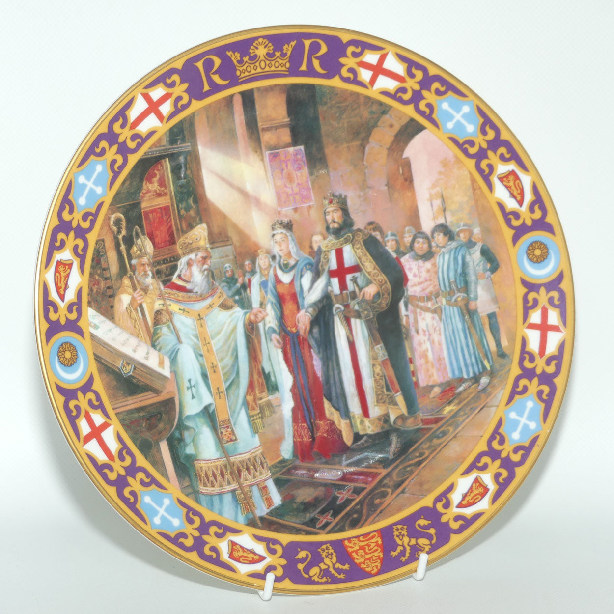 Royal Doulton Kings and Queens of the Realm PN74 plate | The Wedding of Richard I | LE 224 + cert