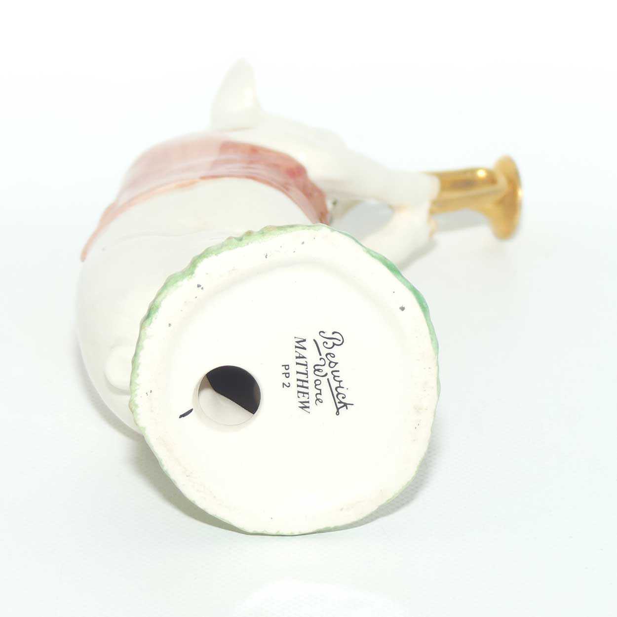 PP02 Beswick Pig Prom Matthew the Trumpet Player