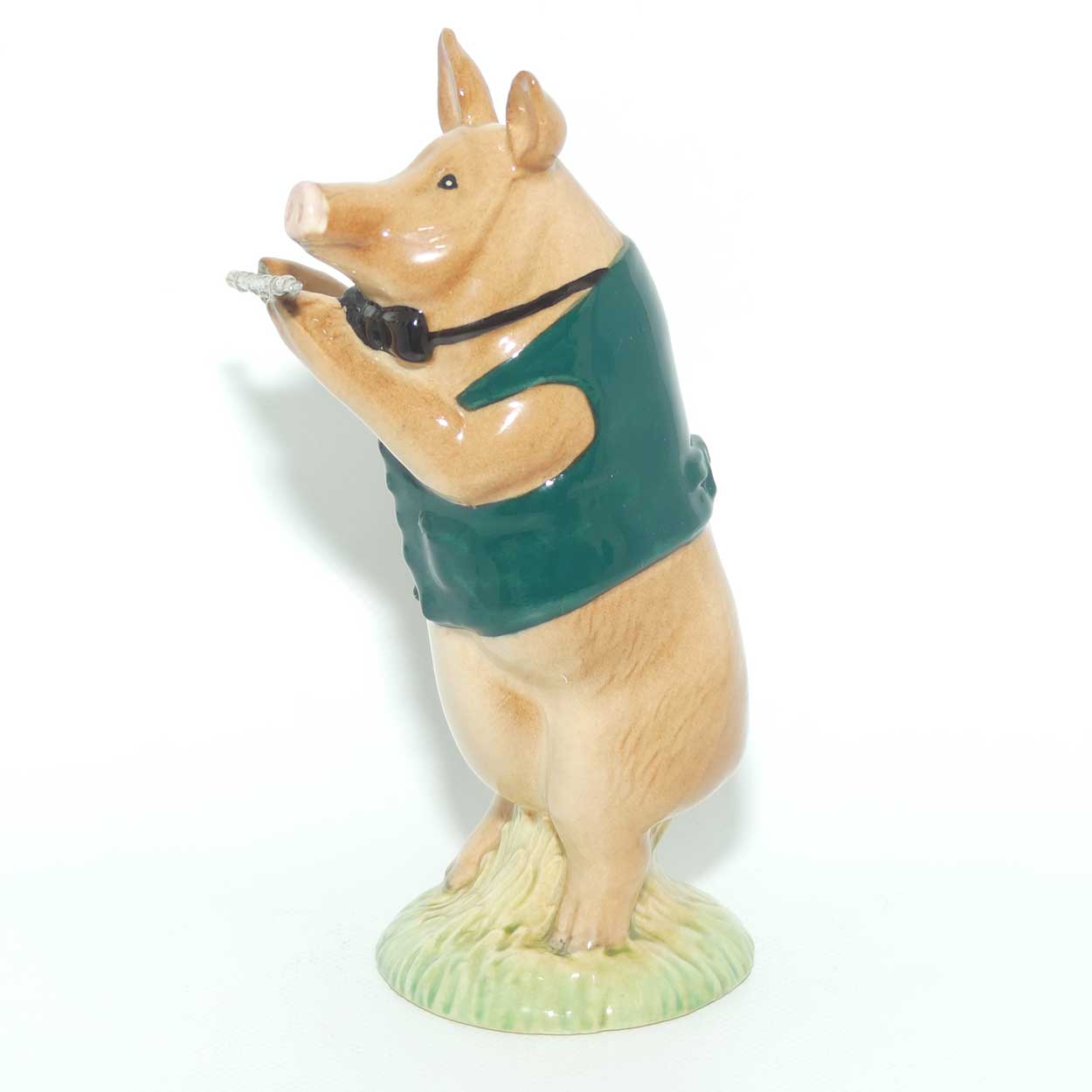 PP03 Beswick Pig Prom David the Flautist