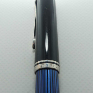 Pelikan M805 Souveran Fountain Pen | Black and Blue | EF nib | original boxing